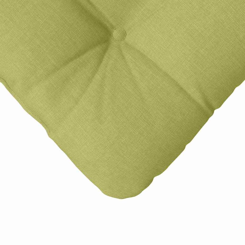 Cuscini per Seduta 4 pz Tessuto Verde chiaro 40 x 40 x 12 cm