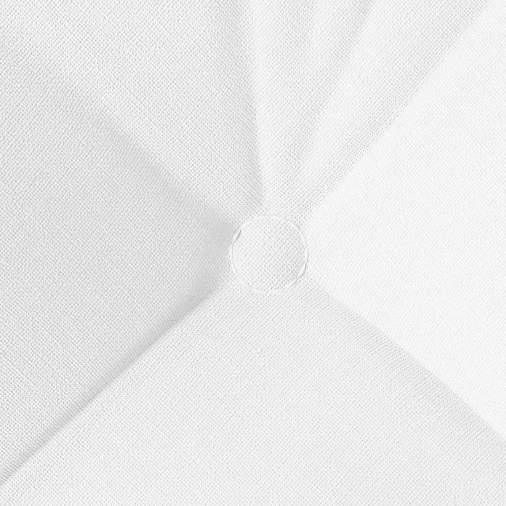 Cuscini per Seduta 4 pz Tessuto Bianco 40 x 40 x 12 cm