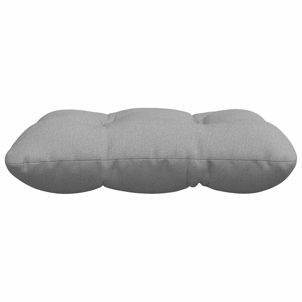 Cuscini per Seduta 4 pz Tessuto Grigio Nuvola 40 x 40 x 12 cm