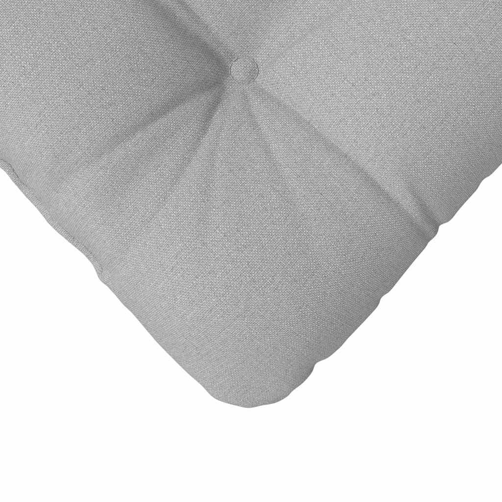 Cuscini per Seduta 4 pz Tessuto Grigio Nuvola 40 x 40 x 12 cm