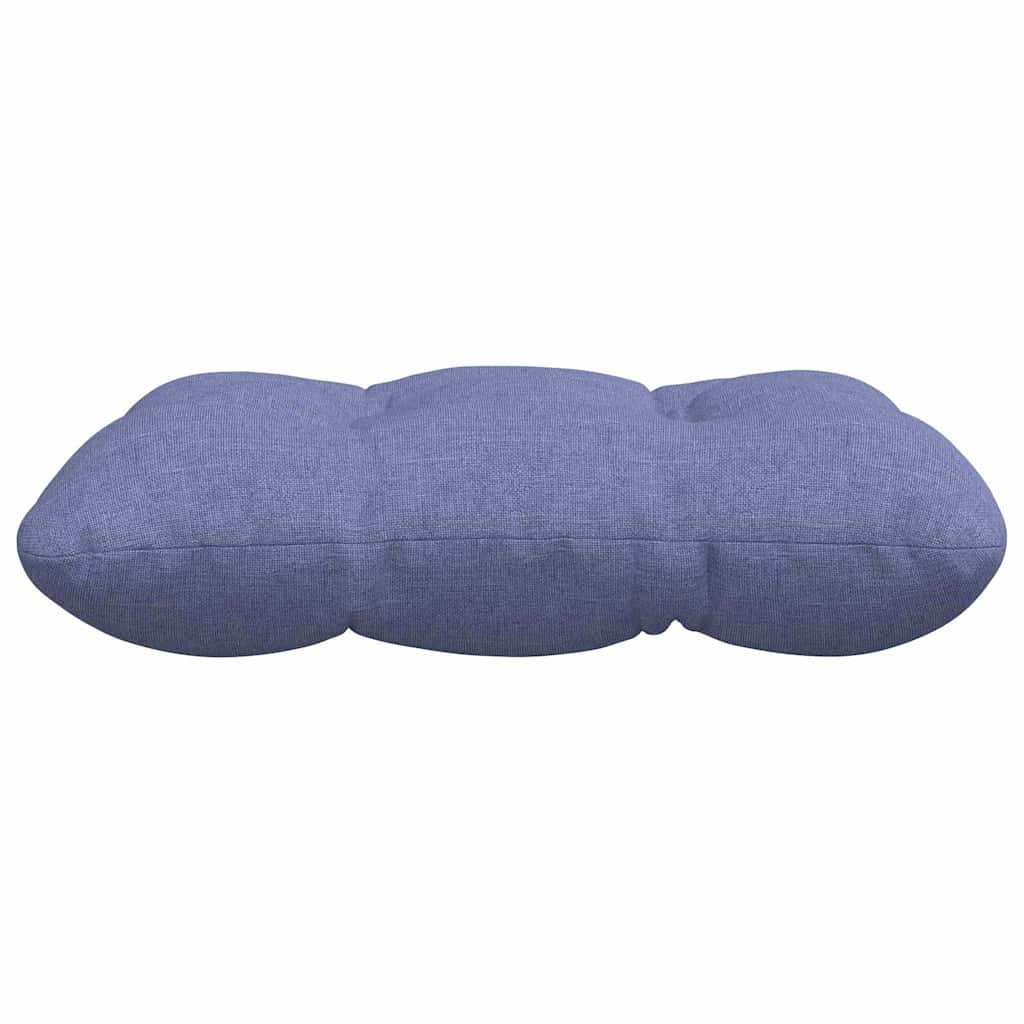 Cuscini per Seduta 4 pz Tessuto Blu jeans 40 x 40 x 12 cm
