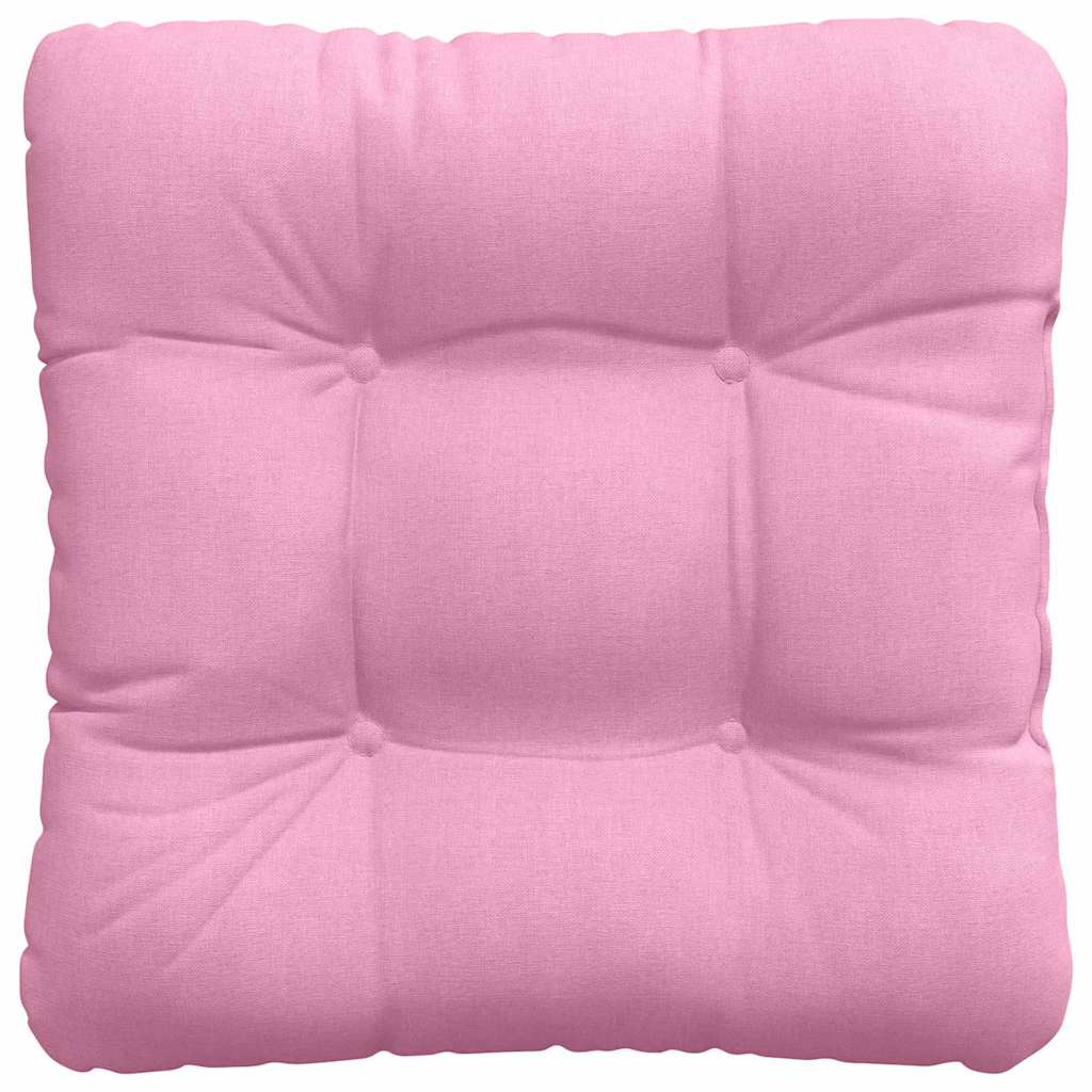Cuscini per Seduta 4 pz Tessuto Rosa 40 x 40 x 12 cm
