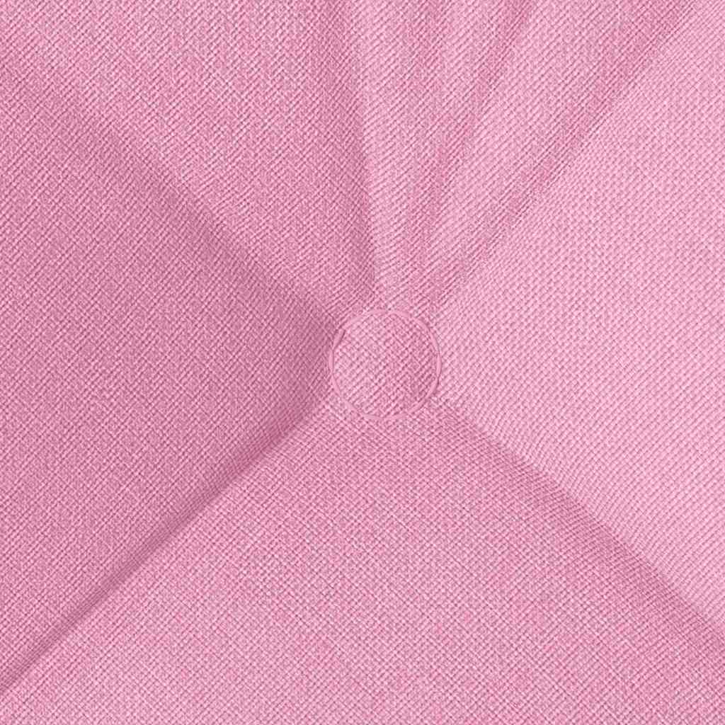 Cuscini per Seduta 4 pz Tessuto Rosa 40 x 40 x 12 cm