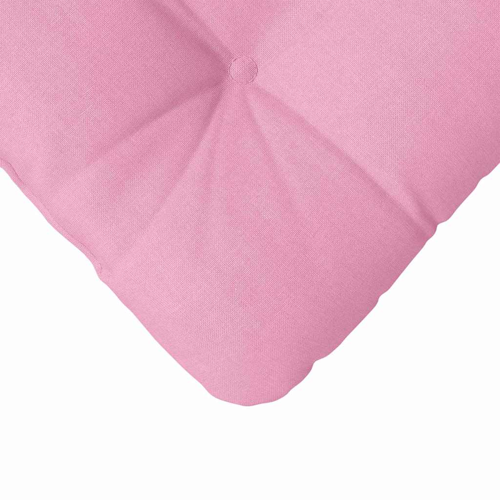 Cuscini per Seduta 4 pz Tessuto Rosa 40 x 40 x 12 cm