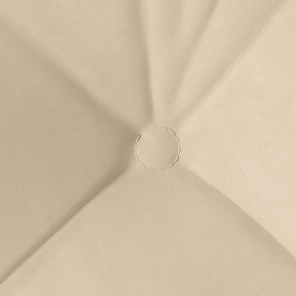 Cuscini per Seduta 4 pz Tessuto in Microfibra Crema 40 x 40 cm