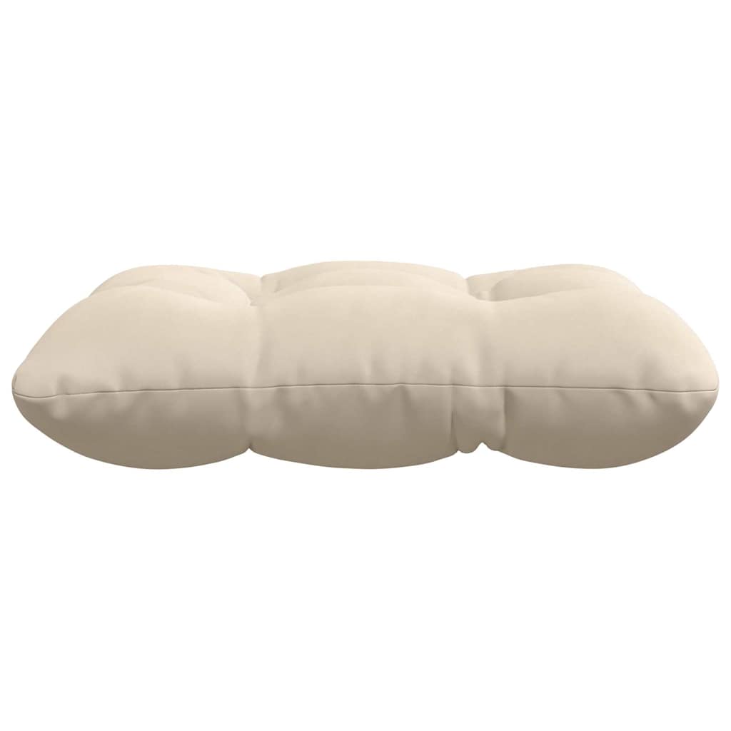 Cuscini per Seduta 4 pz Tessuto in Microfibra Beige 40 x 40 cm