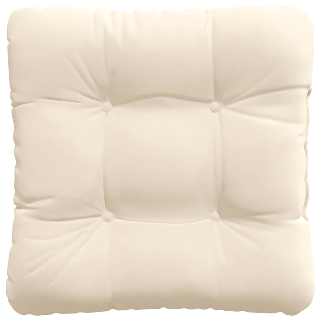 Cuscini per Seduta 4 pz Tessuto in Microfibra Beige 40 x 40 cm