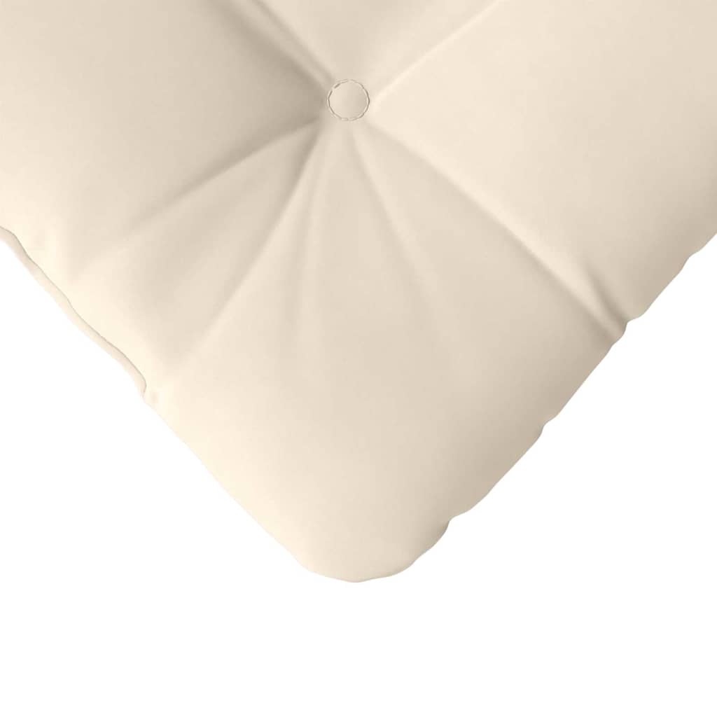 Cuscini per Seduta 4 pz Tessuto in Microfibra Beige 40 x 40 cm