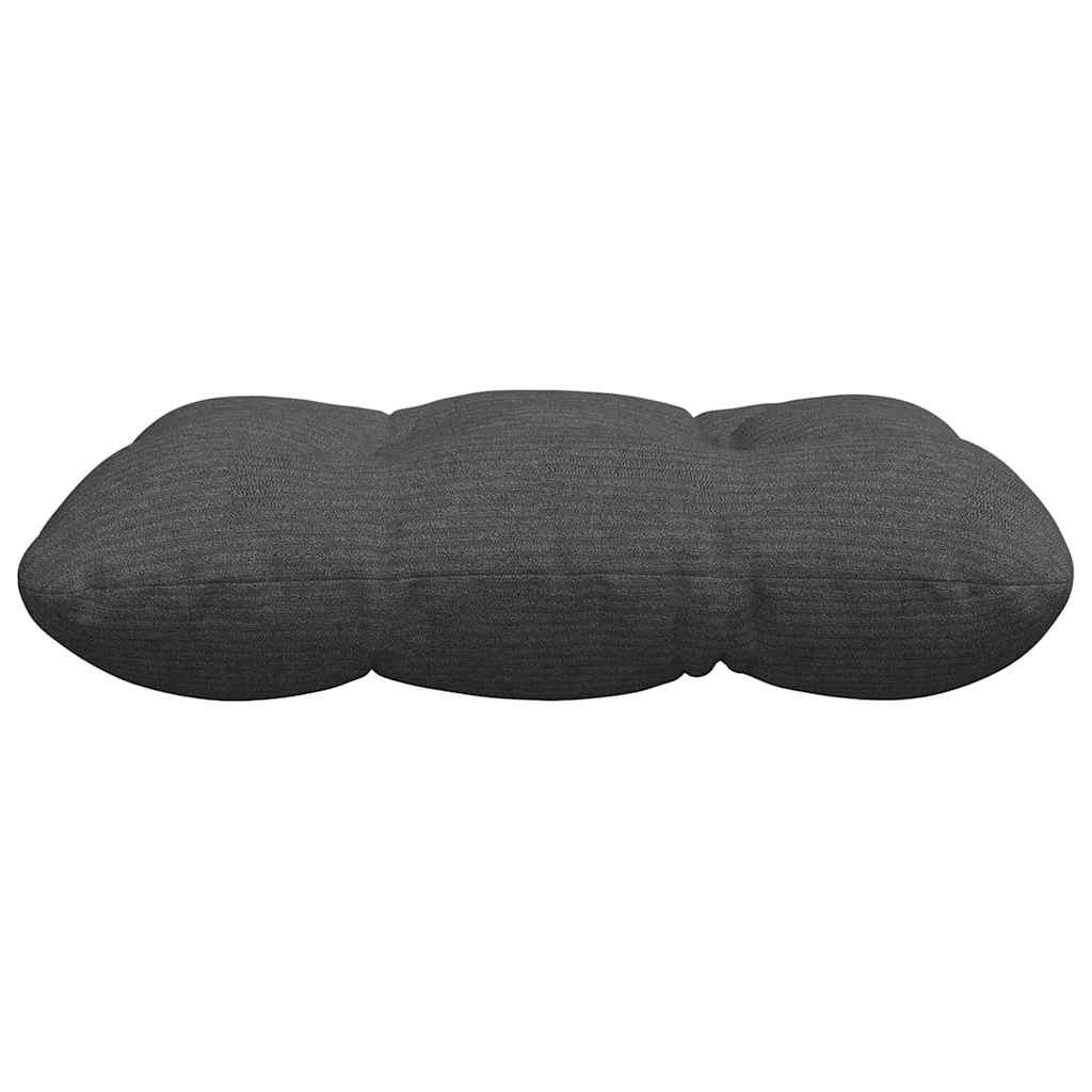 Cuscini per Seduta 4 pz Tessuto in Cords Grigio Scuro