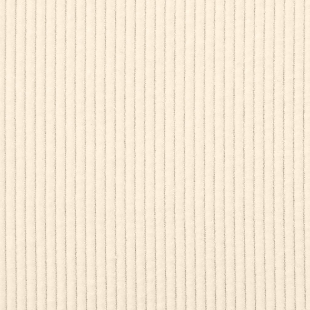Cuscini per Seduta 4 pz Tessuto in Cords Crema 40 x 40 cm