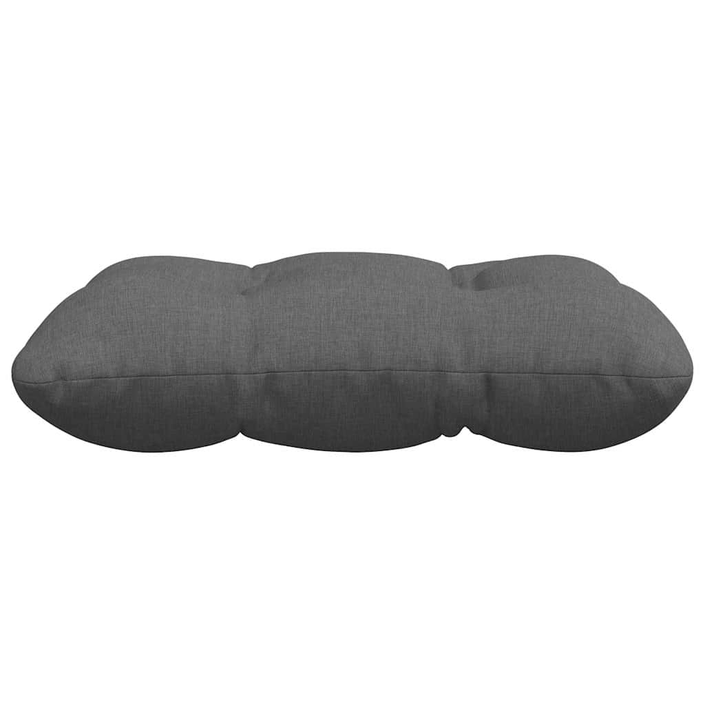 Cuscini per Seduta 4 pz Tessuto Grigio Scuro 45 x 45 x 12 cm