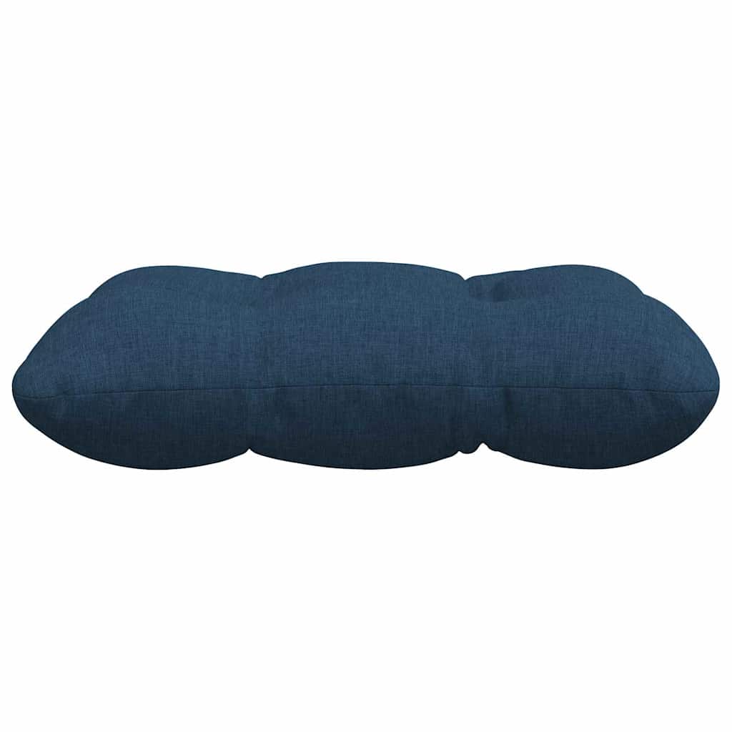 Cuscini per Seduta 4 pz Tessuto Blu 45 x 45 x 12 cm