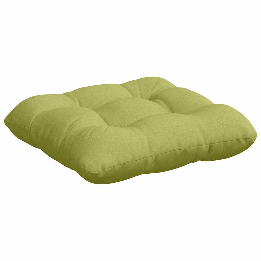 Cuscini per Seduta 4 pz Tessuto Verde chiaro 45 x 45 x 12 cm