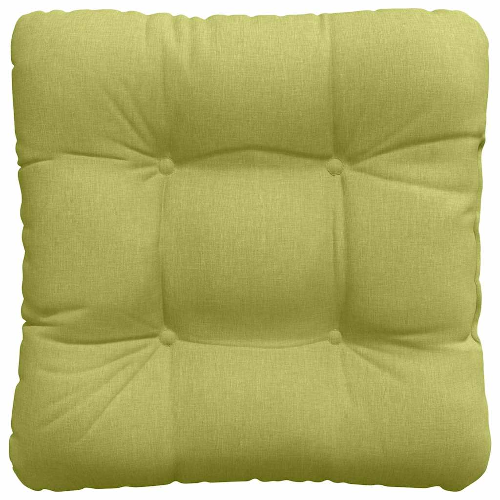 Cuscini per Seduta 4 pz Tessuto Verde chiaro 45 x 45 x 12 cm