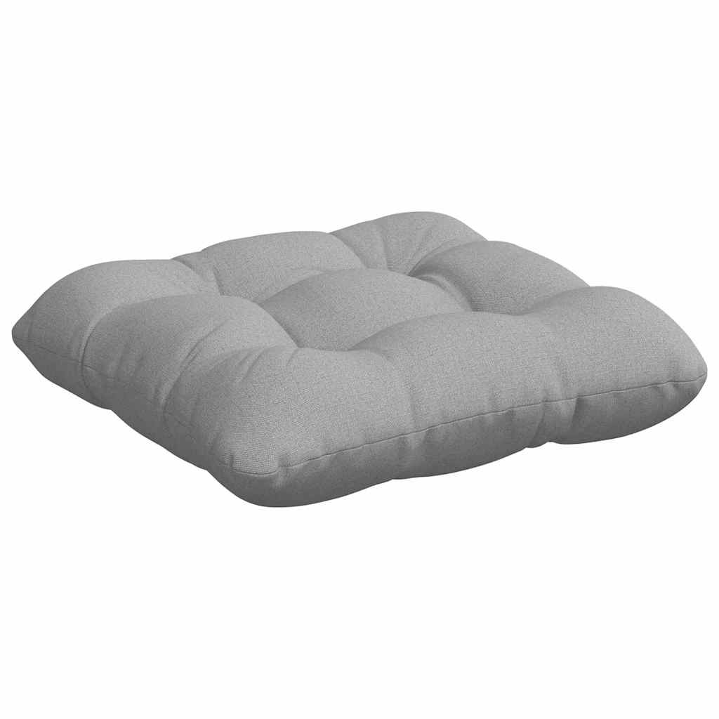 Cuscini per Seduta 4 pz Tessuto Grigio Nuvola 45 x 45 x 12 cm