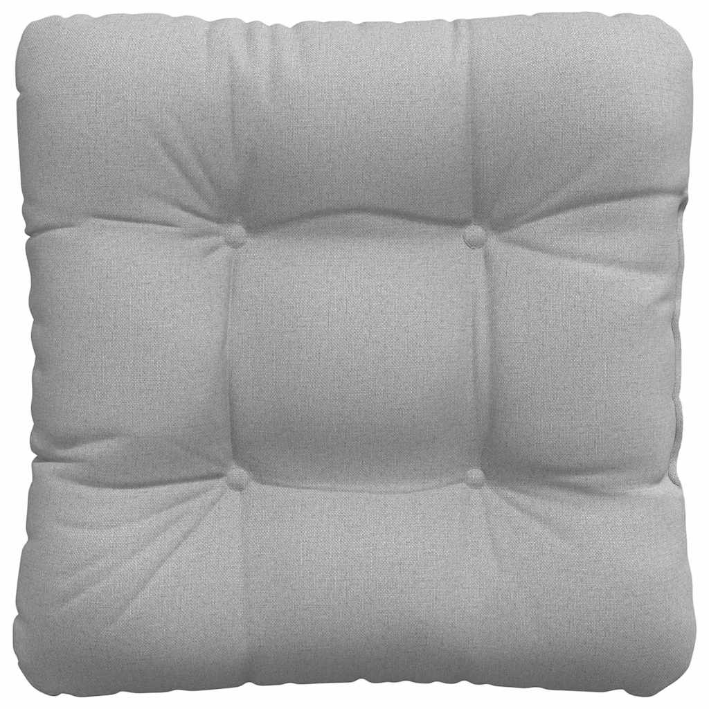 Cuscini per Seduta 4 pz Tessuto Grigio Nuvola 45 x 45 x 12 cm