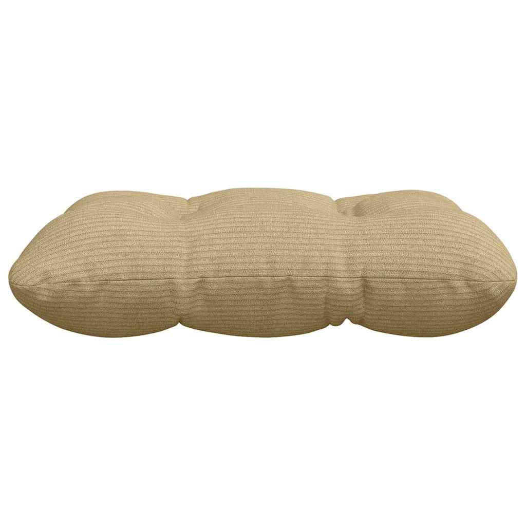Cuscini per Seduta 4 pz Tessuto in Cords Grigio Verde