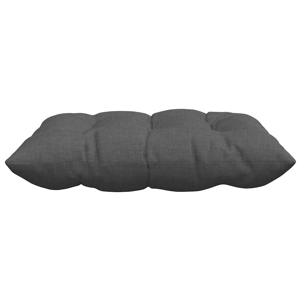 Cuscini per Seduta 4 pz Tessuto Grigio Scuro 40 x 40 x 6 cm