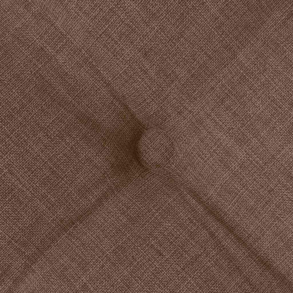 Cuscini per Seduta 4 pz Tessuto Marrone 40 x 40 x 6 cm