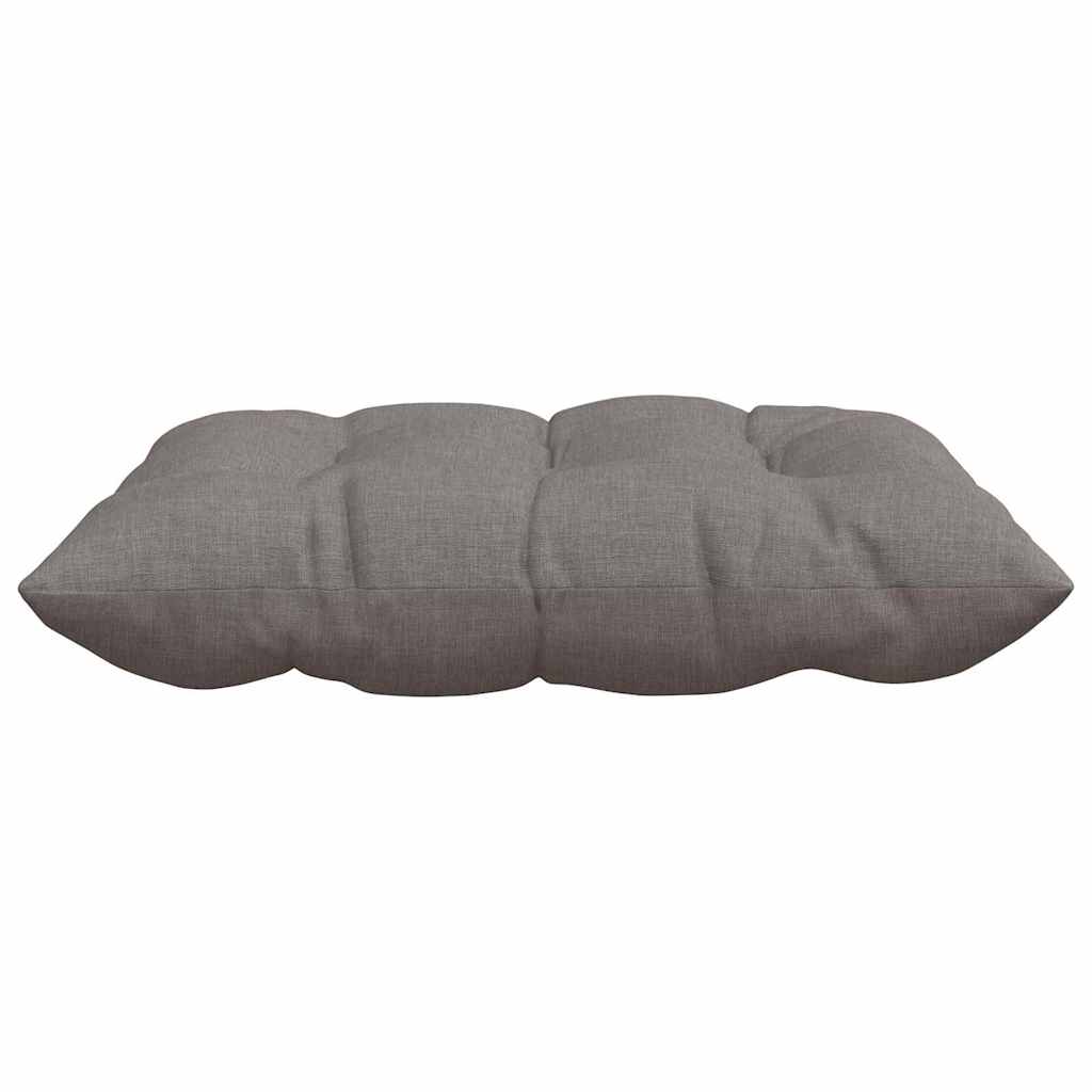 Cuscini per Seduta 4 pz Tessuto Tortora 40 x 40 x 6 cm