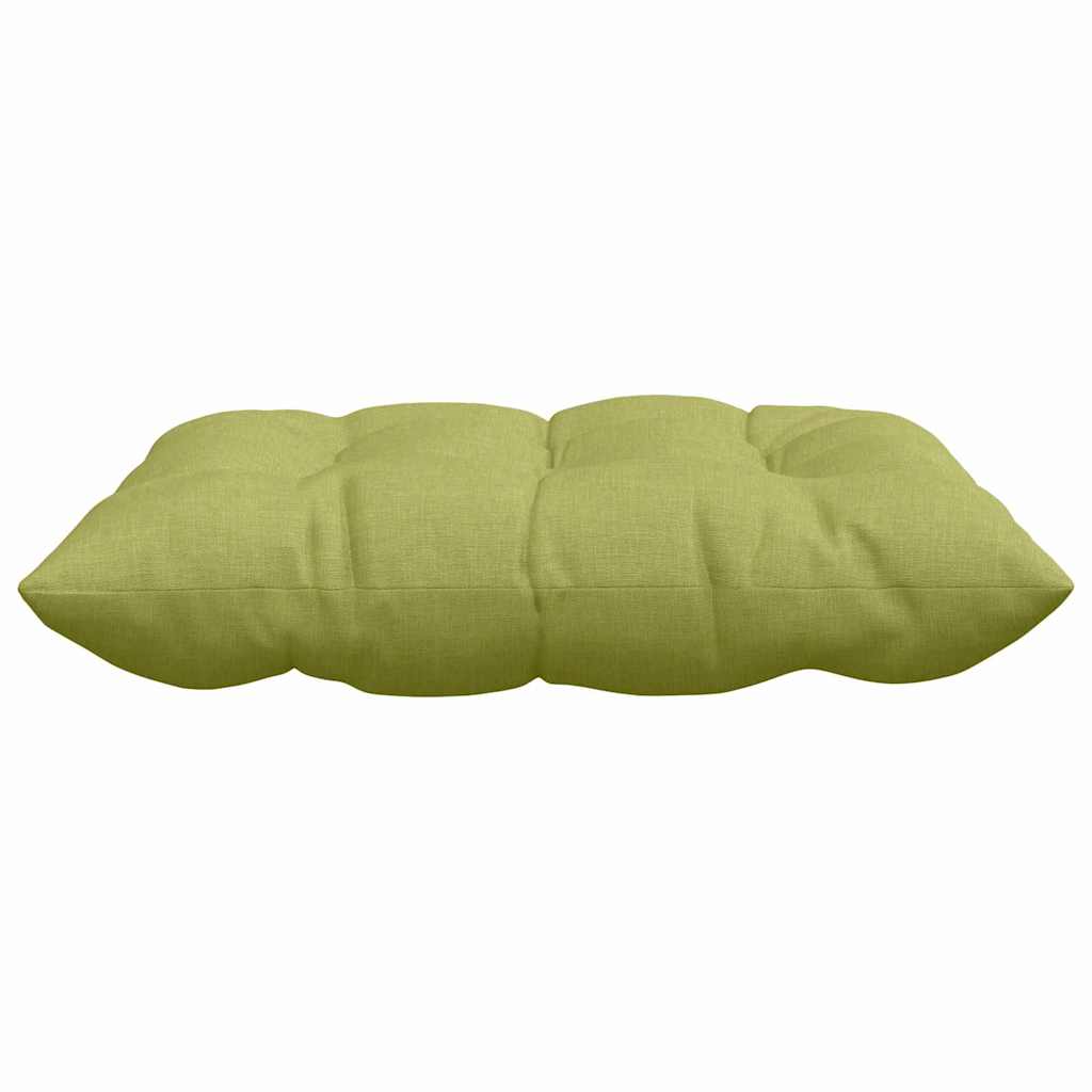 Cuscini per Seduta 4 pz Tessuto Verde chiaro 40 x 40 x 6 cm