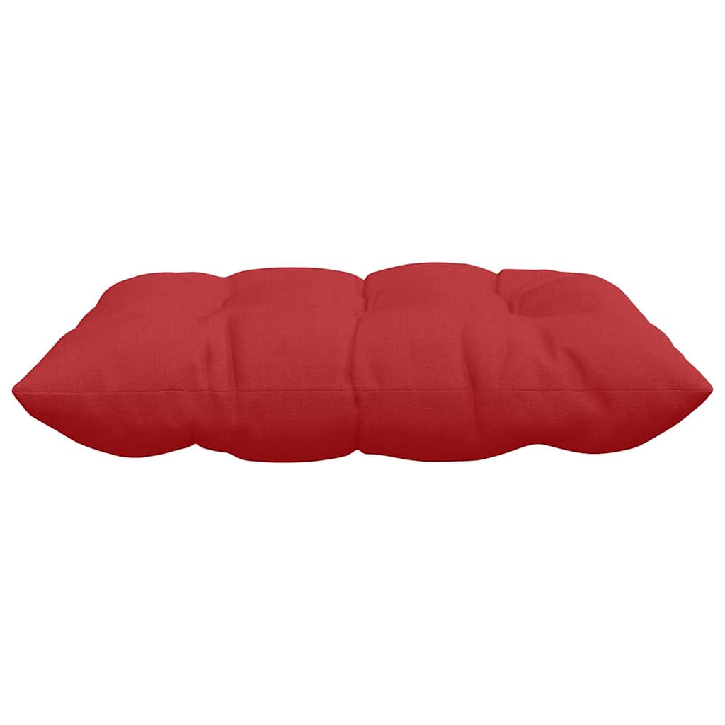 Cuscini per Seduta 4 pz Tessuto Rosso 40 x 40 x 6 cm