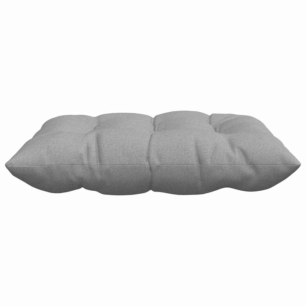 Cuscini per Seduta 4 pz Tessuto Grigio Nuvola 40 x 40 x 6 cm