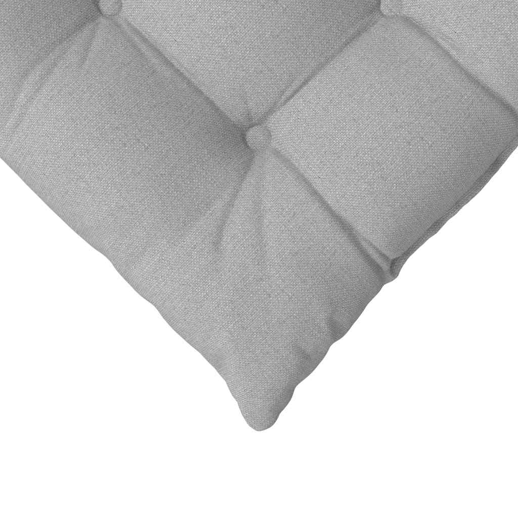 Cuscini per Seduta 4 pz Tessuto Grigio Nuvola 40 x 40 x 6 cm