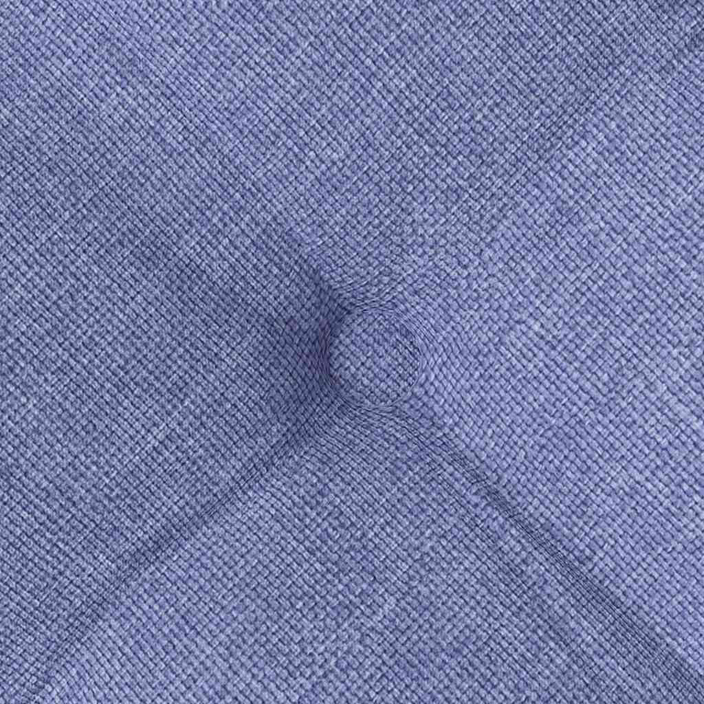 Cuscini per Seduta 4 pz Tessuto Blu jeans 40 x 40 x 6 cm