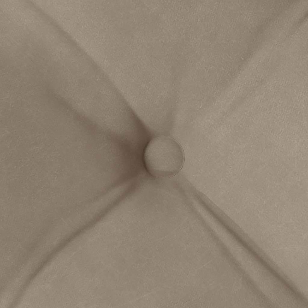 Cuscini per Seduta 4 pz Microfibra Tortora 40 x 40 x 6 cm