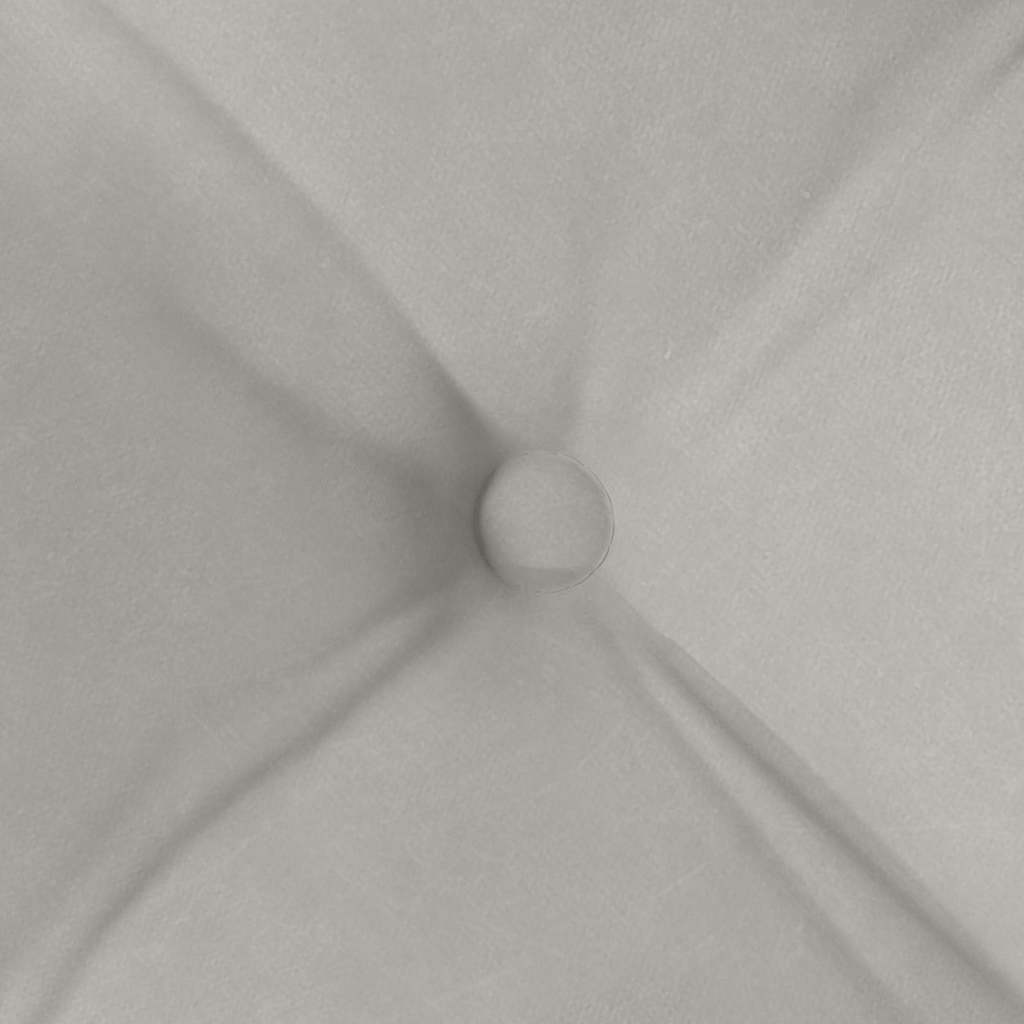 Cuscini per Seduta 4 pz Microfibra Grigio Chiaro 40 x 40 x 6 cm