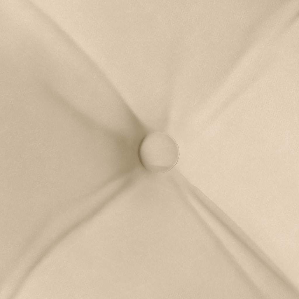 Cuscini per Seduta 4 pz Microfibra Crema 40 x 40 x 6 cm