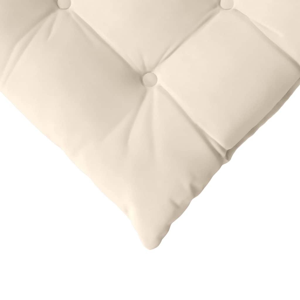 Cuscini per Seduta 4 pz Microfibra Beige 40 x 40 x 6 cm