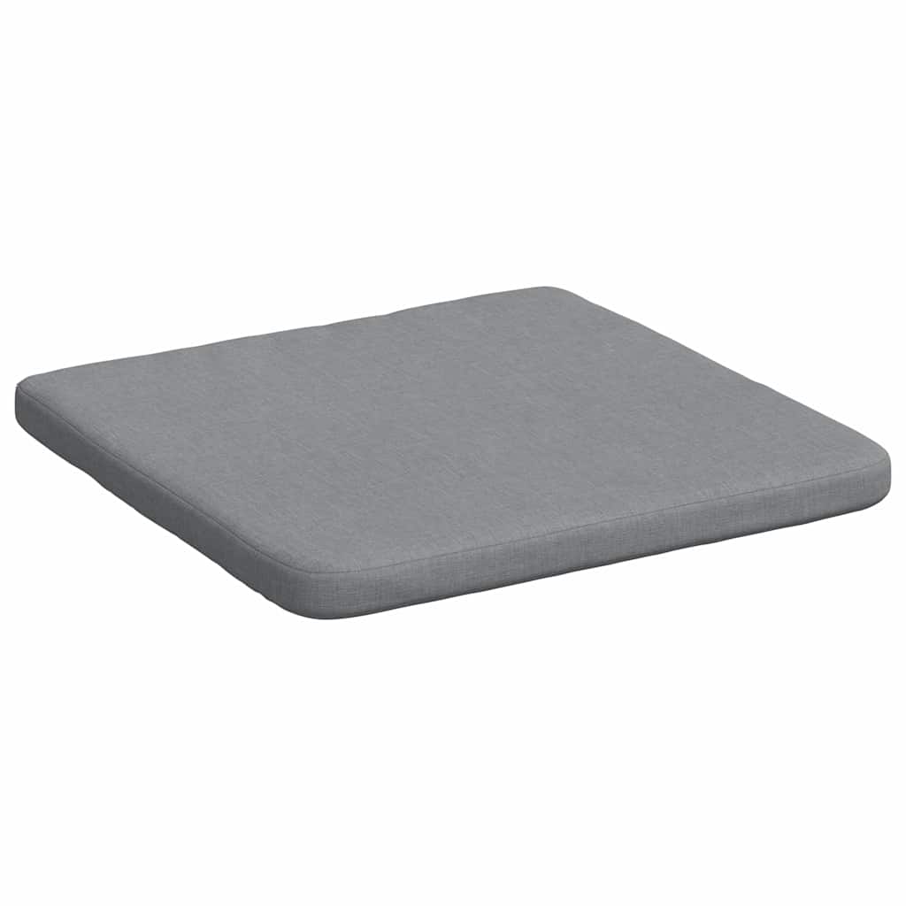 Cuscini per Seduta 4 pz Tessuto Grigio chiaro 40 x 40 x 3 cm
