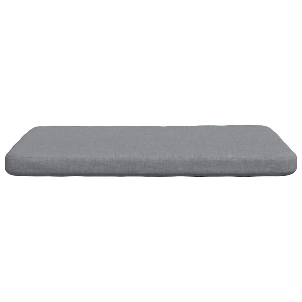 Cuscini per Seduta 4 pz Tessuto Grigio chiaro 40 x 40 x 3 cm