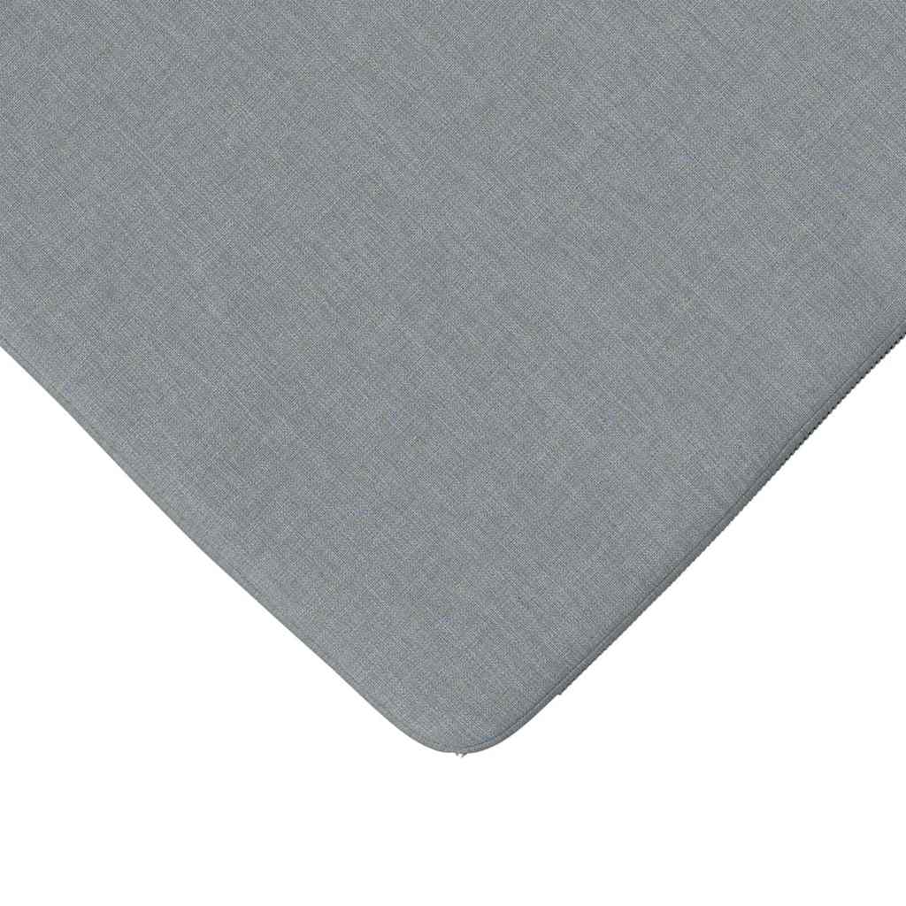 Cuscini per Seduta 4 pz Tessuto Grigio chiaro 40 x 40 x 3 cm