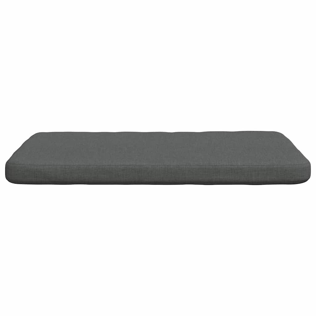 Cuscini per Seduta 4 pz Tessuto Grigio scuro 40 x 40 x 3 cm