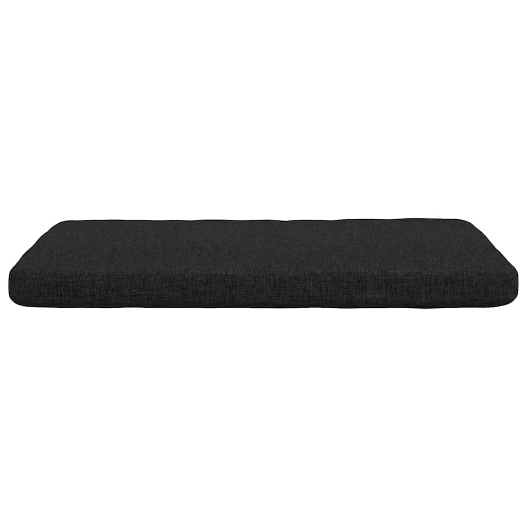 Cuscini per Seduta 4 pz Tessuto Nero 40 x 40 x 3 cm