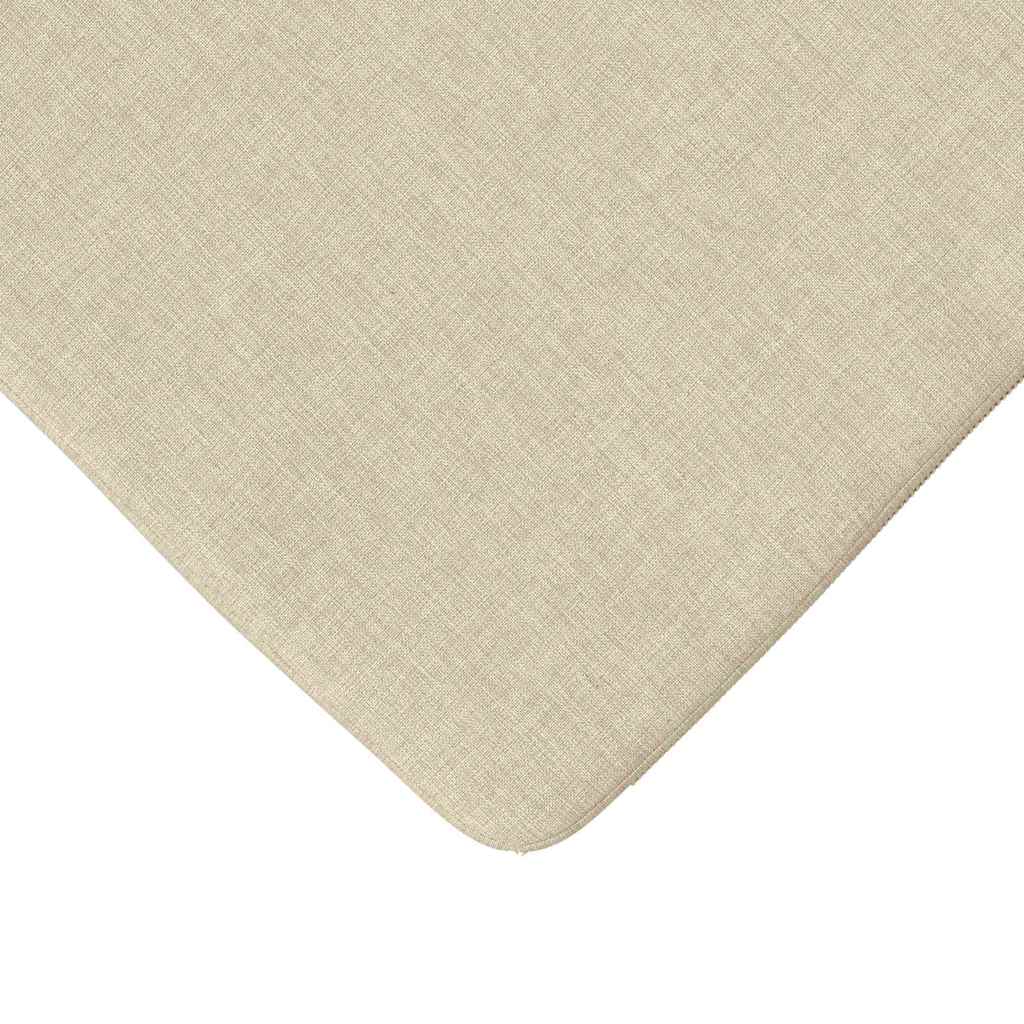 Cuscini per Seduta 4 pz Tessuto Crema 40 x 40 x 3 cm
