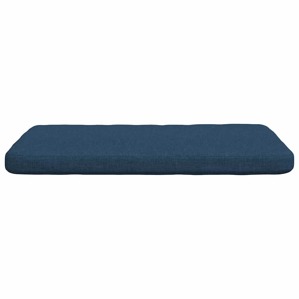Cuscini per Seduta 4 pz Tessuto Blu 40 x 40 x 3 cm