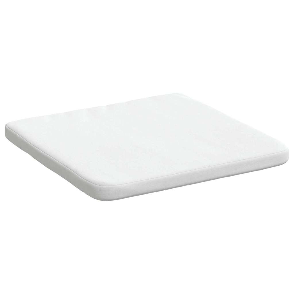 Cuscini per Seduta 4 pcs Bianco 40 x 40 x 3 cm Tessuto