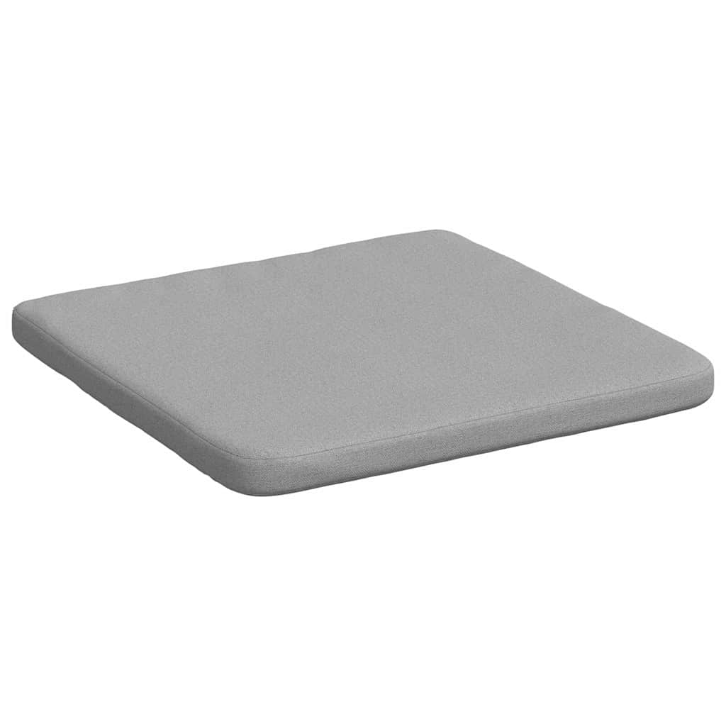 Cuscini per Seduta 4 pz Tessuto Grigio Nuvola 40 x 40 x 3 cm