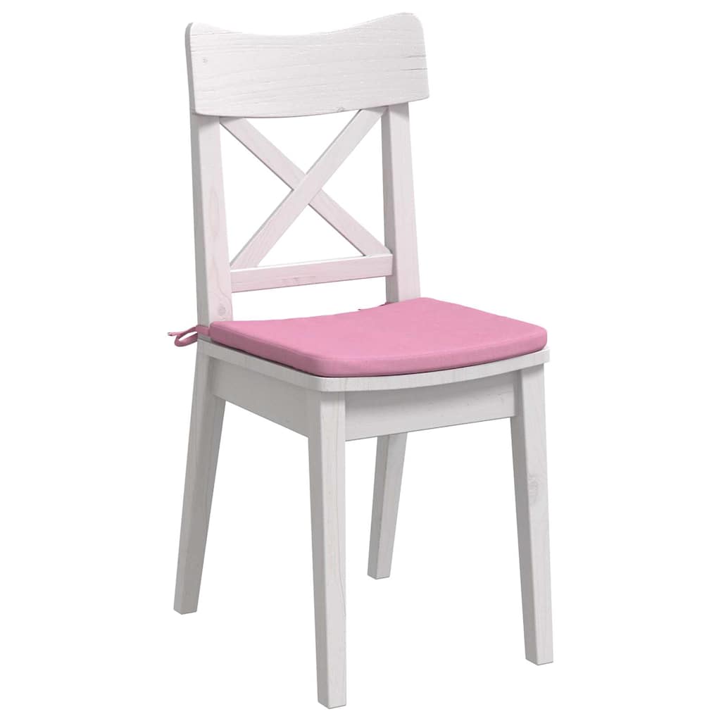 Cuscini per Seduta 4 pz Tessuto Rosa 40 x 40 x 3 cm