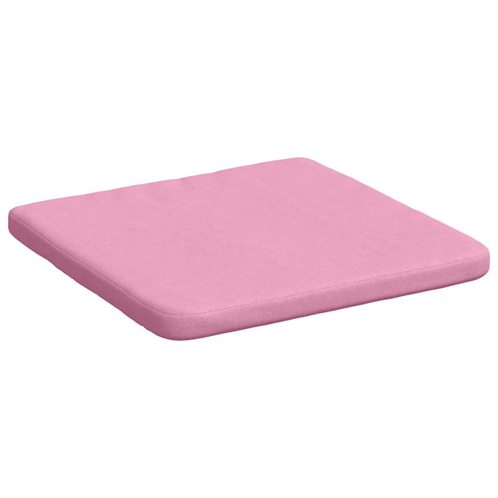 Cuscini per Seduta 4 pz Tessuto Rosa 40 x 40 x 3 cm