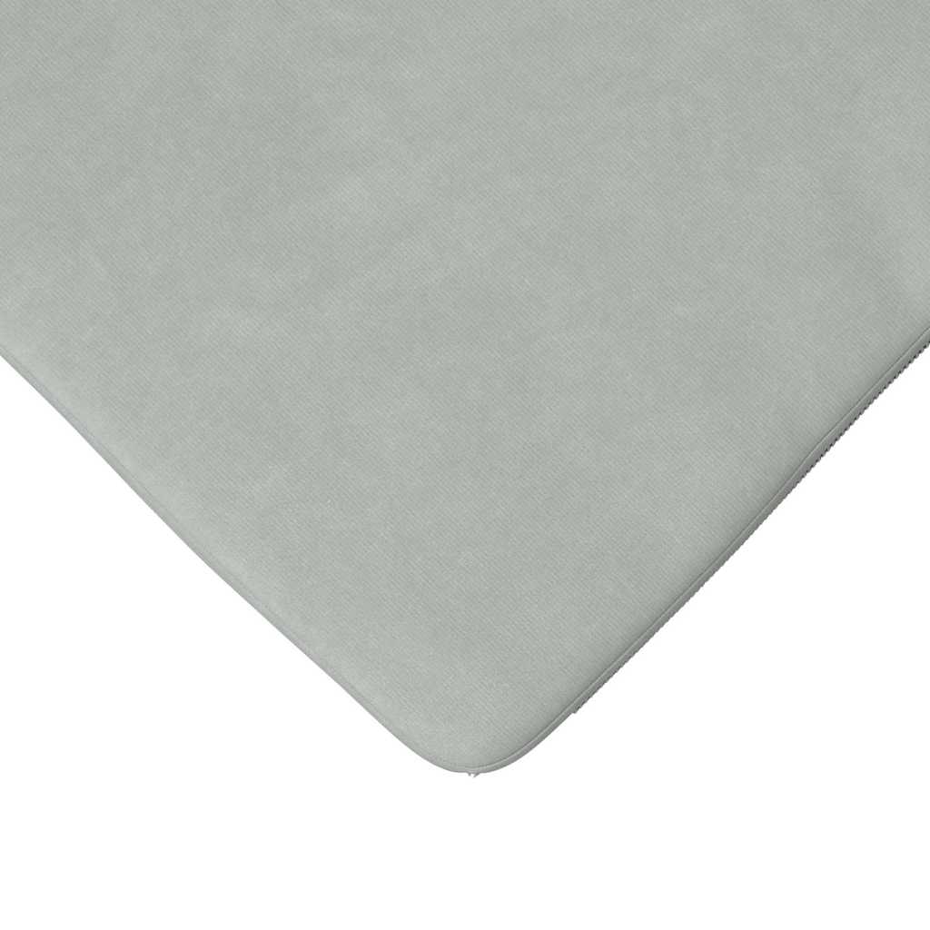 Cuscini per Seduta 4 pz Velluto Grigio chiaro 40 x 40 x 3 cm