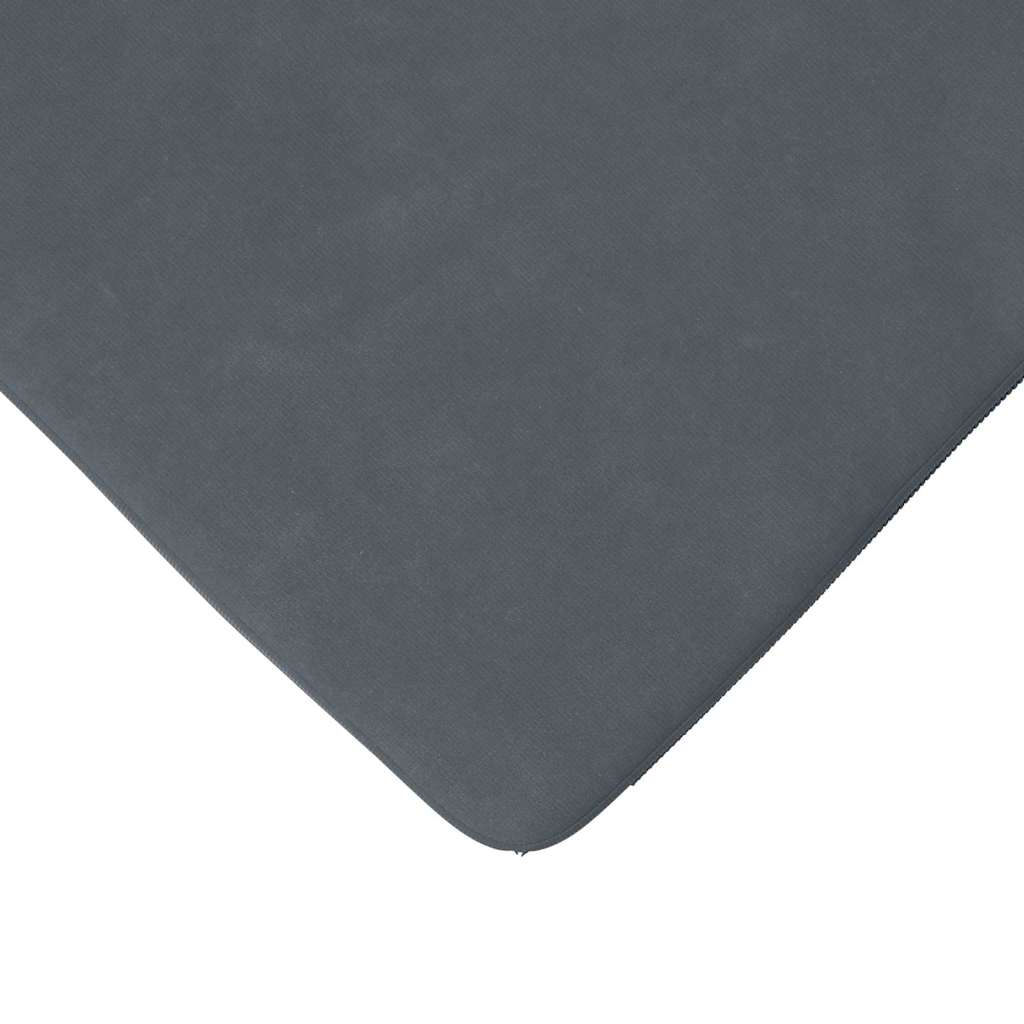 Cuscini per Seduta 4 pz Velluto Grigio scuro 40 x 40 x 3 cm