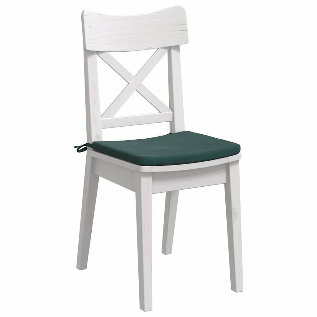 Cuscini per Seduta 4 pz Velluto Verde Scuro 40 x 40 x 3 cm