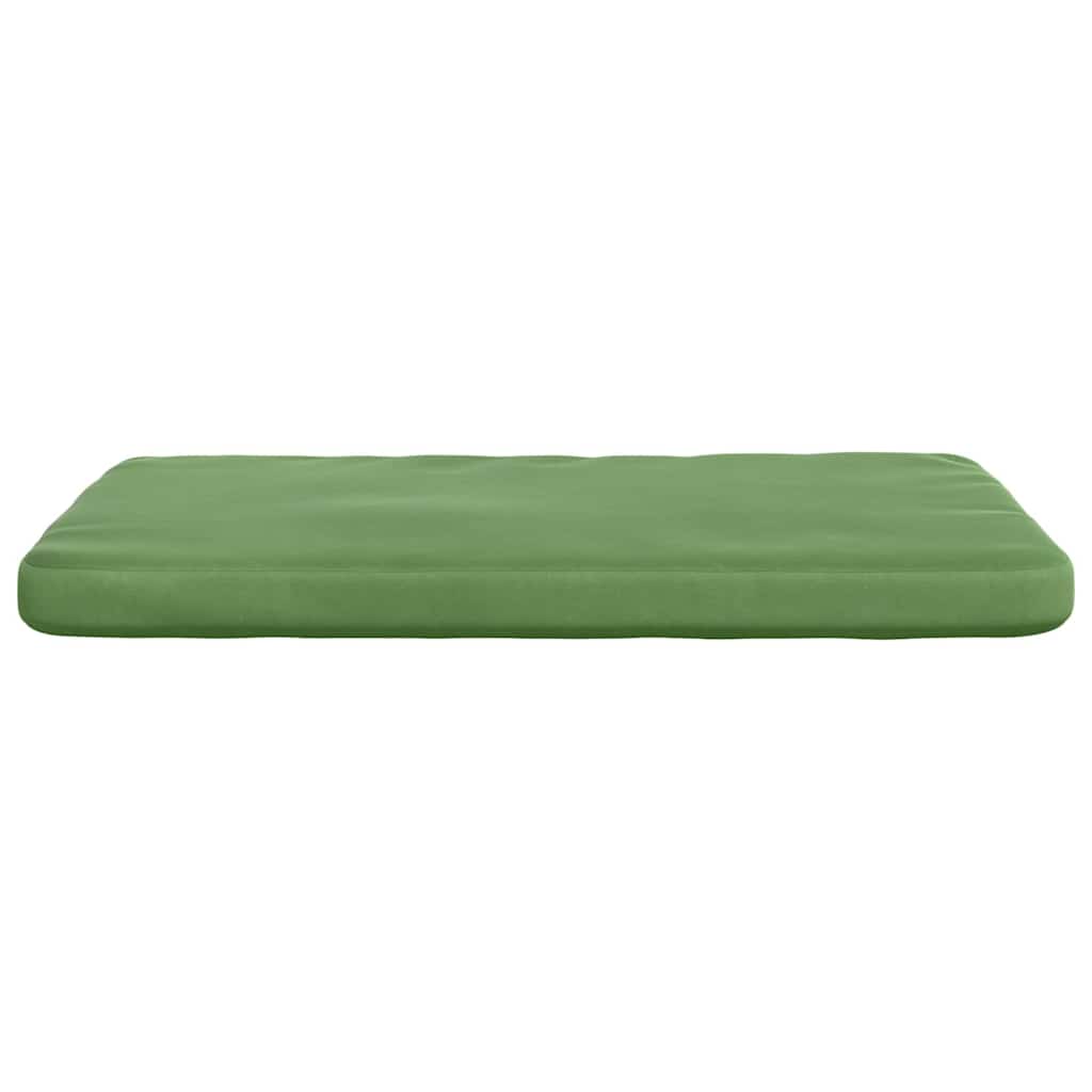 Cuscini per Seduta 4 pz Velluto Verde chiaro 40 x 40 x 3 cm