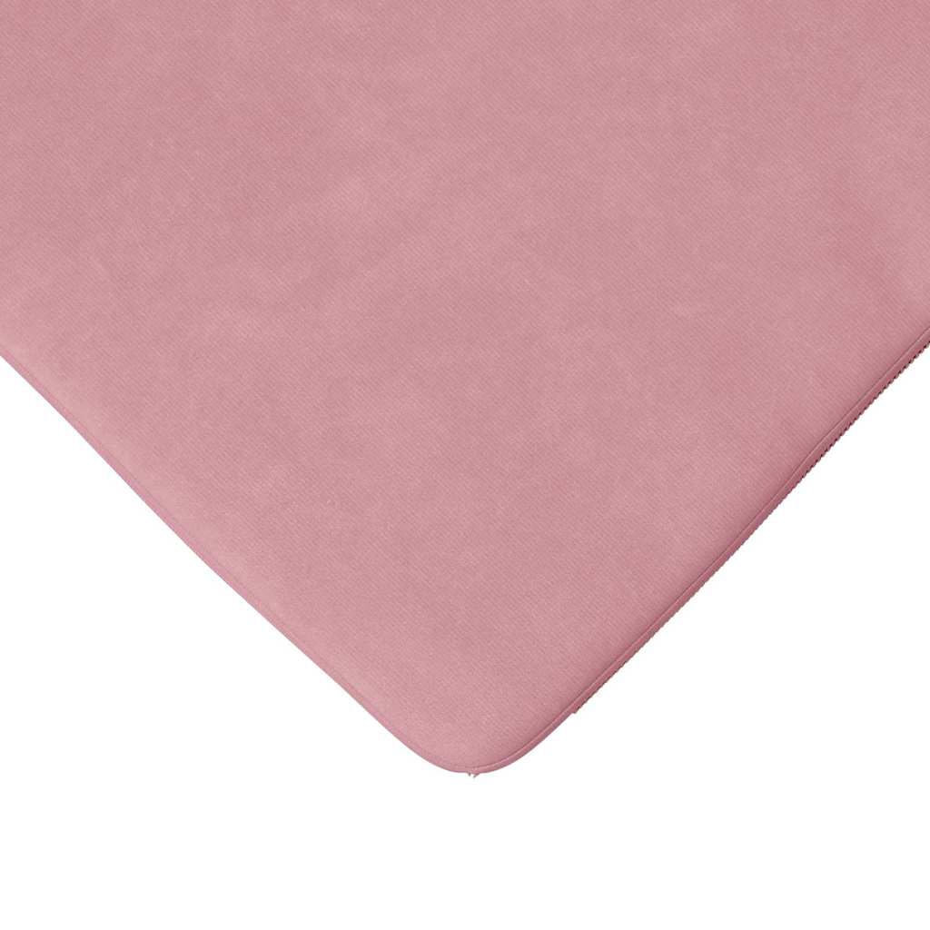 Cuscini per Seduta 4 pz Velluto Rosa 40 x 40 x 3 cm