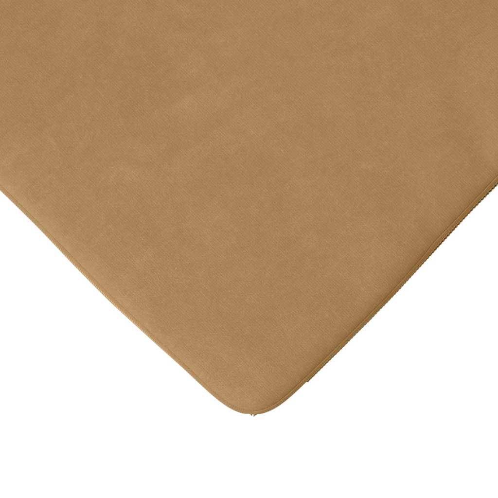 Cuscini per Seduta 4 pz Velluto Marrone 40 x 40 x 3 cm